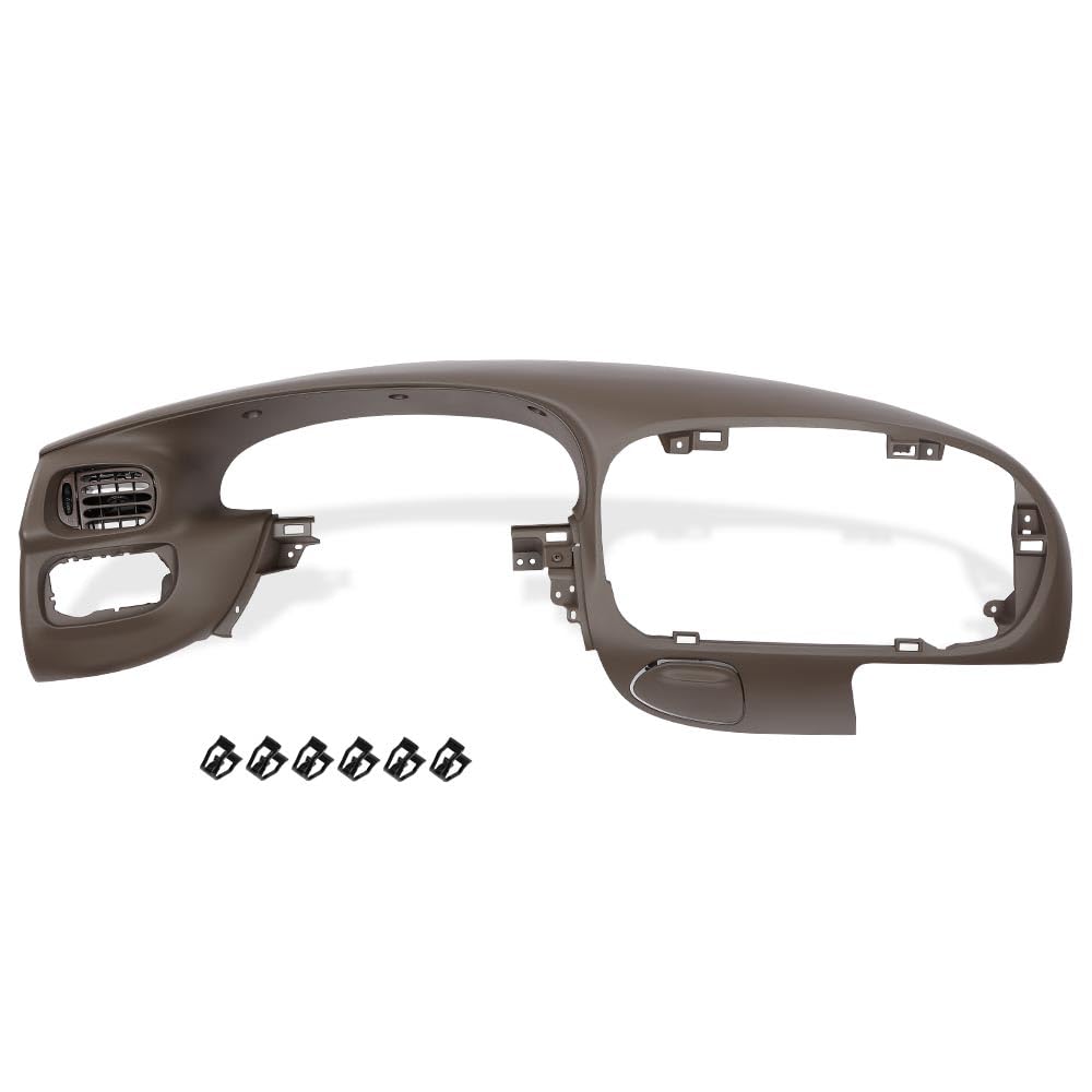 G-PLUS Dash Pad Bezel Compatible with Ford F150/ Expedition 1997 1998 1999 2000 2001 2002 2003 Dash Trim Bezel (Matte Brown)
