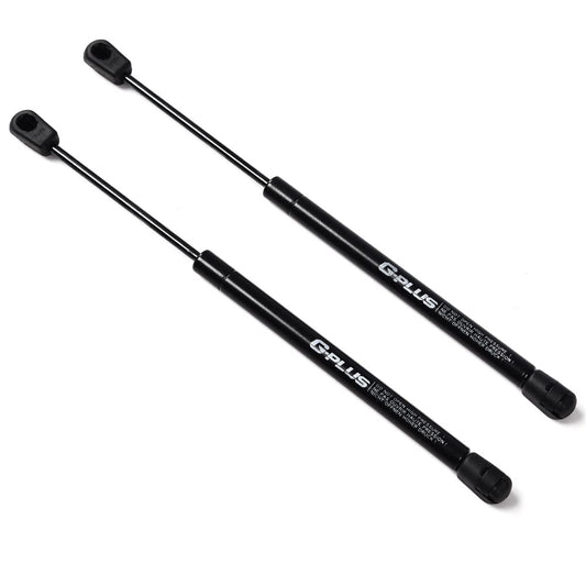 【MULTI-COLORED】G-PLUS 13.30" 80lb/380N Gas Hood Struts, Gas Shock Lift Supports Compatible with Ford Expedition 1997-2006, Ford F150 1995-2004, Ford F150 Heritage 2004, Ford F250 1995-2004(Matt Black)