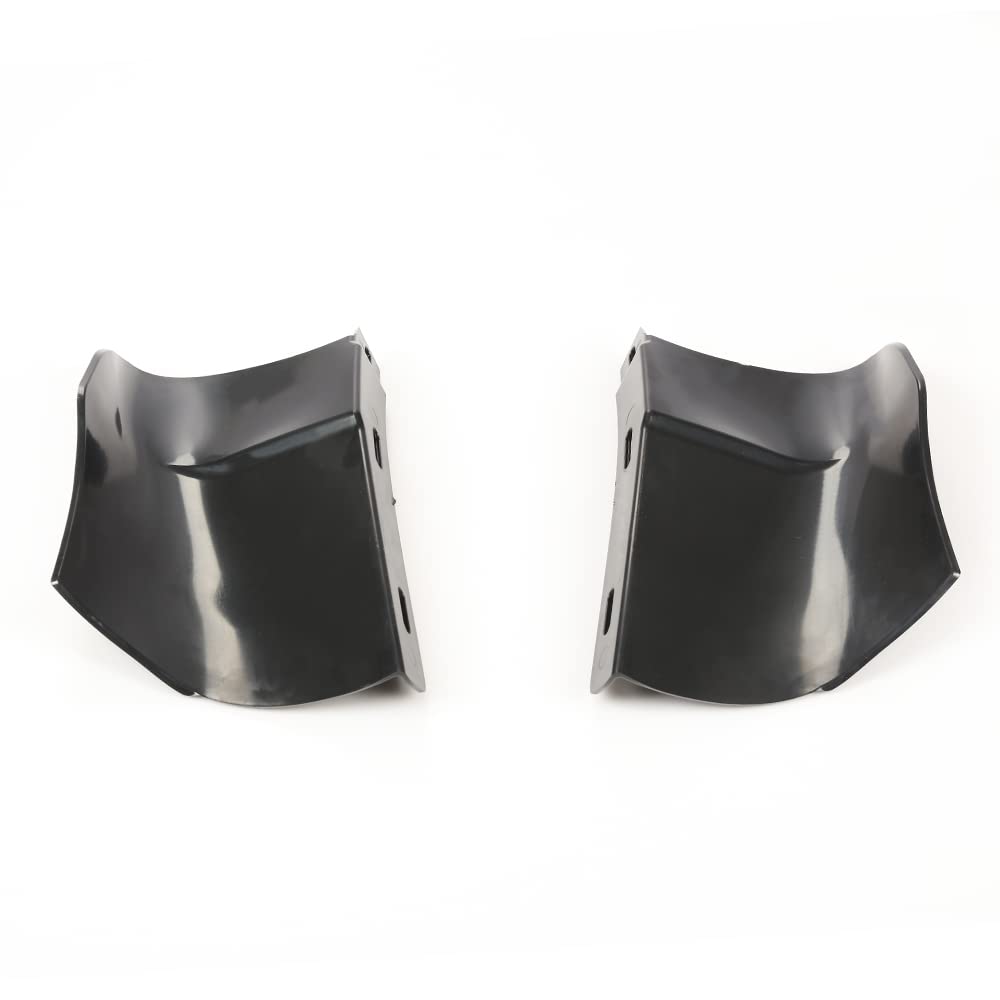 G-PLUS Rear Bumper Quarter Panel Fillers Kit Compatible With Chevy Caprice/Impala 1986-1990 ABS Plastic- Primed,Black