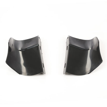 G-PLUS Rear Bumper Quarter Panel Fillers Kit Compatible With Chevy Caprice/Impala 1986-1990 ABS Plastic- Primed,Black