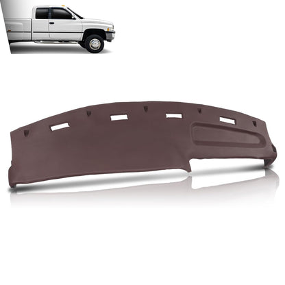G-PLUS TPE Dash Cover Skin Dash Cover Overlay Skin Compatible with Dodge Ram 1500 2500 3500 Truck 1994 1995 1996 1997 Red