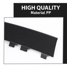 G-PLUS Front Lower Bumper Deflector for Jeep Cherokee 2016-2018 Black Side View