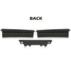 G-PLUS Rear Trunk/License Filler Set Compatible with Cadillac Deville 1980-1992/Fit for Cadillac Fleetwood 1980-1992/Fit Cadillac Brougham 1980-1992 Black 3pcs