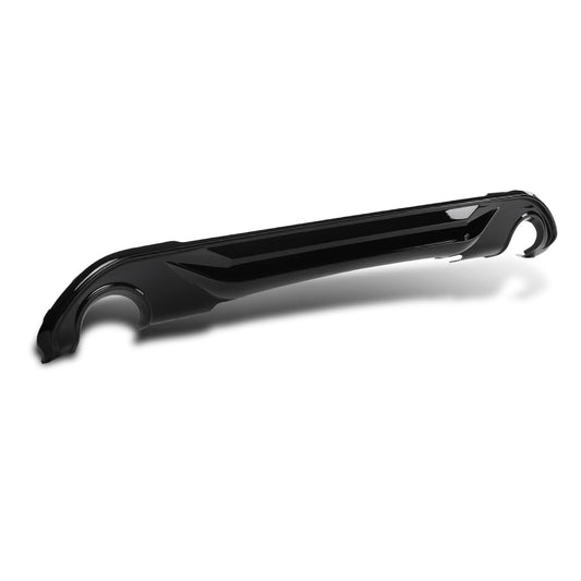 G-PLUS Rear Diffuser Compatible with BMW F48 F49 X1 Base Model 2016 2017 2018 2019 2020 2021, Only Fit Base Model, Not Fit M Sport Rear Bumper Diffuser Lip Gloss Black