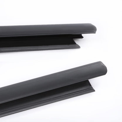 G-PLUS Black Rear Outer Window Sweep Felt Kit Compatible with Chevy Silverado GMC Sierra 1500/2500/3500 2001-2007,Fit Chevy Suburban Avalanche 1500/2500 2002-2006,Fit GMC Yukon 2001-2006 2PCS