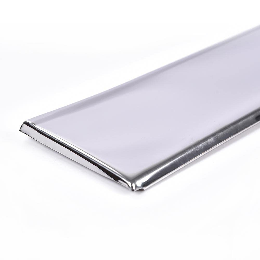 G-PLUS Fender Molding Trim Compatible with 81-88 Oldsmobile Cutlass Supreme/Salon,Front Lower Fender Molding Chrome Housing Pair 25530752 25530753