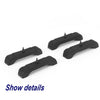 G-PLUS Radiator Pad Insulators Rubber Cushion 68-82 Replacement For GM Buick Chevy,4 Core Radiator Cushions Support Pads