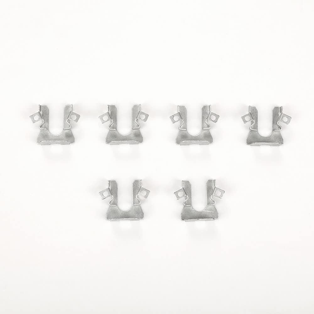 G-PLUS Headlight Retaining Clips Compatible with 1992-1996 Ford F150 F250 F350 Bronco Crown Victoria,Headlight Mount Tab Repair Kit 6Pcs