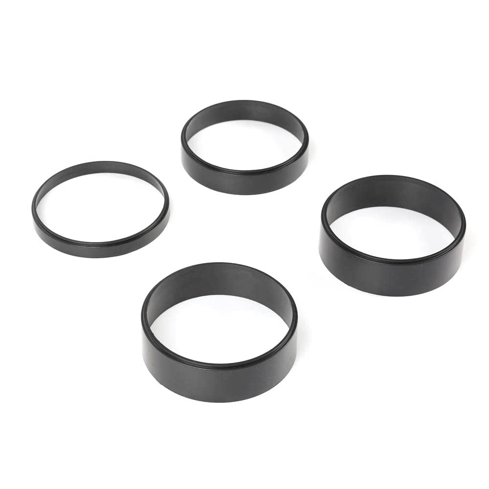 G-PLUS Air Cleaner Spacer Compatible With Edelbrock Holley 1/2"-2" Plastic Kit Black 4PCS