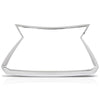G-PLUS Upper & Lower Chrome Grille Molding Trim Compatible with LX RX350 RX450h 2016-2019/RX350L RX450hl 2018-2019 LX1210114, LX1202110, 531210E120, 531220E060 Silver