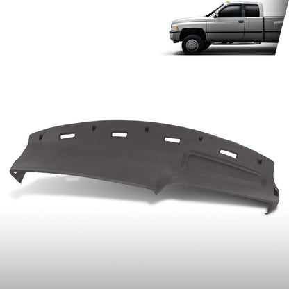 G-PLUS TPE Dash Cover Skin Dash Cover Overlay Skin Compatible with Dodge Ram 1500 2500 3500 Truck 1994 1995 1996 1997 Brown