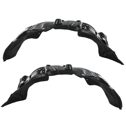 G-PLUS New Front Driver & Passenger Side Fender Liner Set Compatible with 2009-2018 Dodge Ram R1500 68110686AE, 68110687AE CH1249152, CH1248152 Black Pair