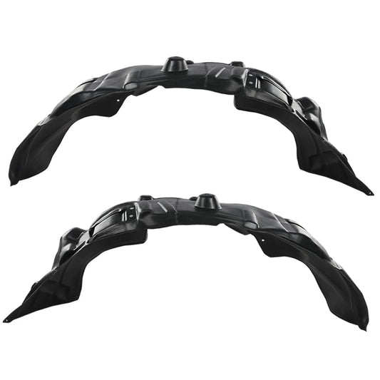 G-PLUS New Front Driver & Passenger Side Fender Liner Set Compatible with 2009-2018 Dodge Ram R1500 68110686AE, 68110687AE CH1249152, CH1248152 Black Pair