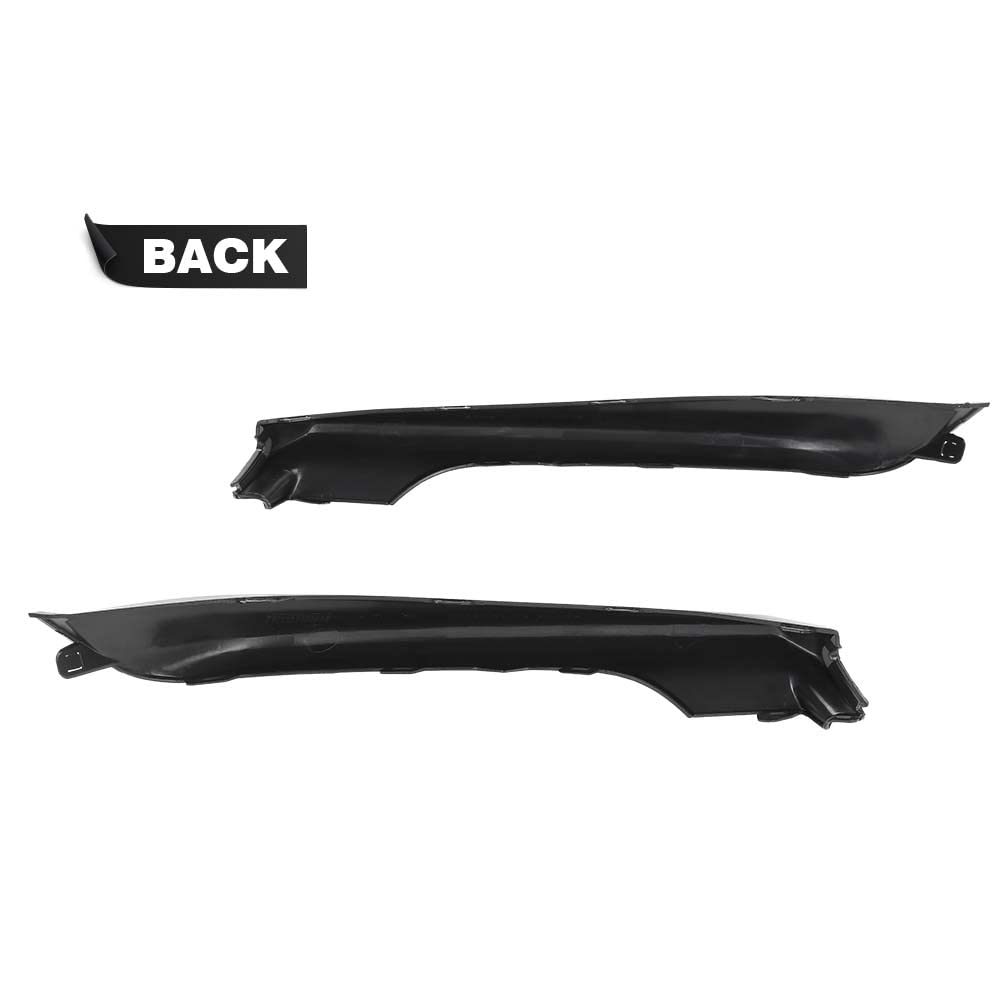 G-PLUS Front Bumper Black Lower Trim Molding set Compatible with 2018 2019 2020 Toyota Camry SE/XSE