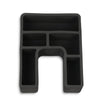 G-PLUS Floor Console Black Organizer Inserts 2 Pc Set Compatible with 1978-1996 Ford F150 F250 F350 Bronco