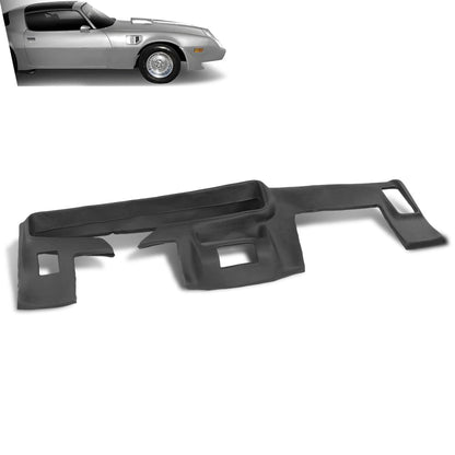 G-PLUS TPE Dash Cover Panel Compatible with Pontiac Firebird Trans Am 1970-1981 Black