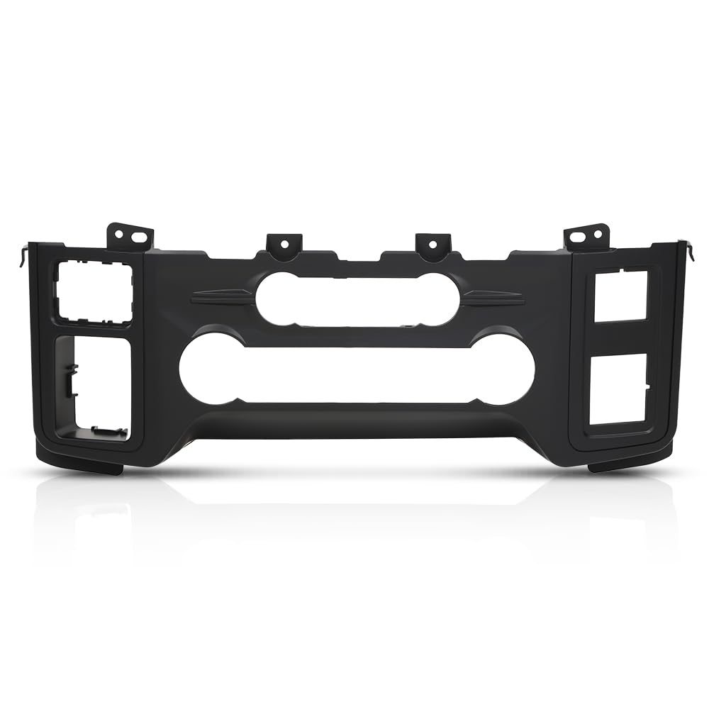 G-PLUS A/C Heater Climate Control Dash Trim Center Console Bezel Compatible with Ford F150 2021 2022 2023 Black