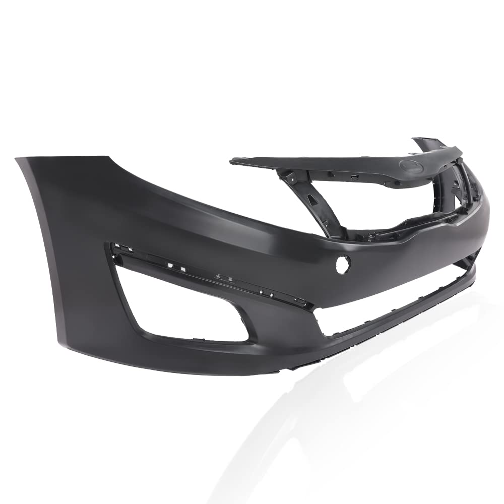G-PLUS Front Bumper Cover Fascia Compatible with Kia Optima EX LX SXL SX Limited 2014 2015, KI1000169 865112T500, Primed Black