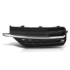 G-PLUS Left Driver Side Front Bumper Fog Light Lamp Grille Compatible with Volvo XC90 2016 2017 2018 2019 313830440, VO1038108 Chrome Black