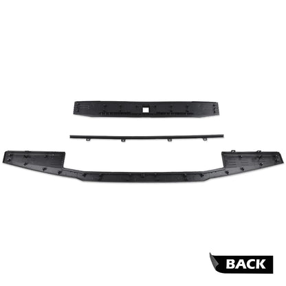 G-PLUS Complete Tailgate Cap Molding Kit 3 PCS Compatible with 2017-2020 Ford Super Duty F250 F350 (for Models with Integrated Tailgate Step ONLY) 324099266144