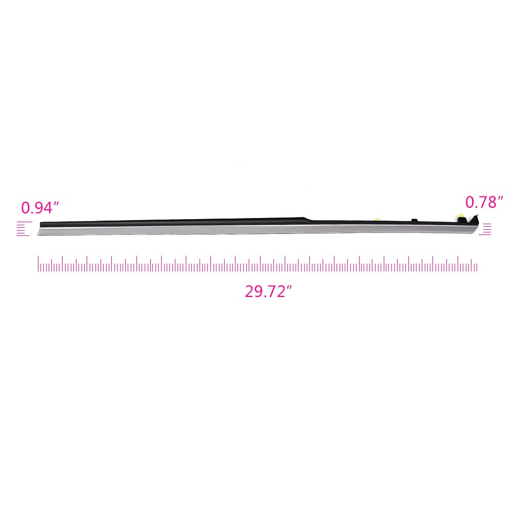G-PLUS Molding Trim Compatible With 2015 2016 2017 Hyundai Sonata, Fender Chrome Garnish (Front Left(Driver Side))