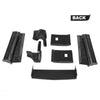 G-PLUS Rear Bumper Fillers Set Compatible With 1979-1985 Eldorado Black Plastic Painted Bumper Fillers 7pcs
