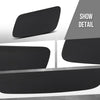 G-PLUS Headlamp Washer Cover Cap Pair Compatible with Volvo S90 / V90 / V90 Cross Country 2017 2018 2019 2020 2021 2022 2023 2024 2025 39839830, 39839842 Glossy Black