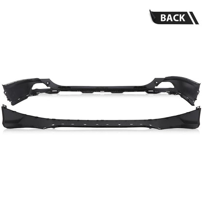 G-PLUS Rear Upper and Lower Bumper Covers Compatible with 2016-2018 Toyota RAV4 521690R010, TO1115106, 521590R914, TO1114102