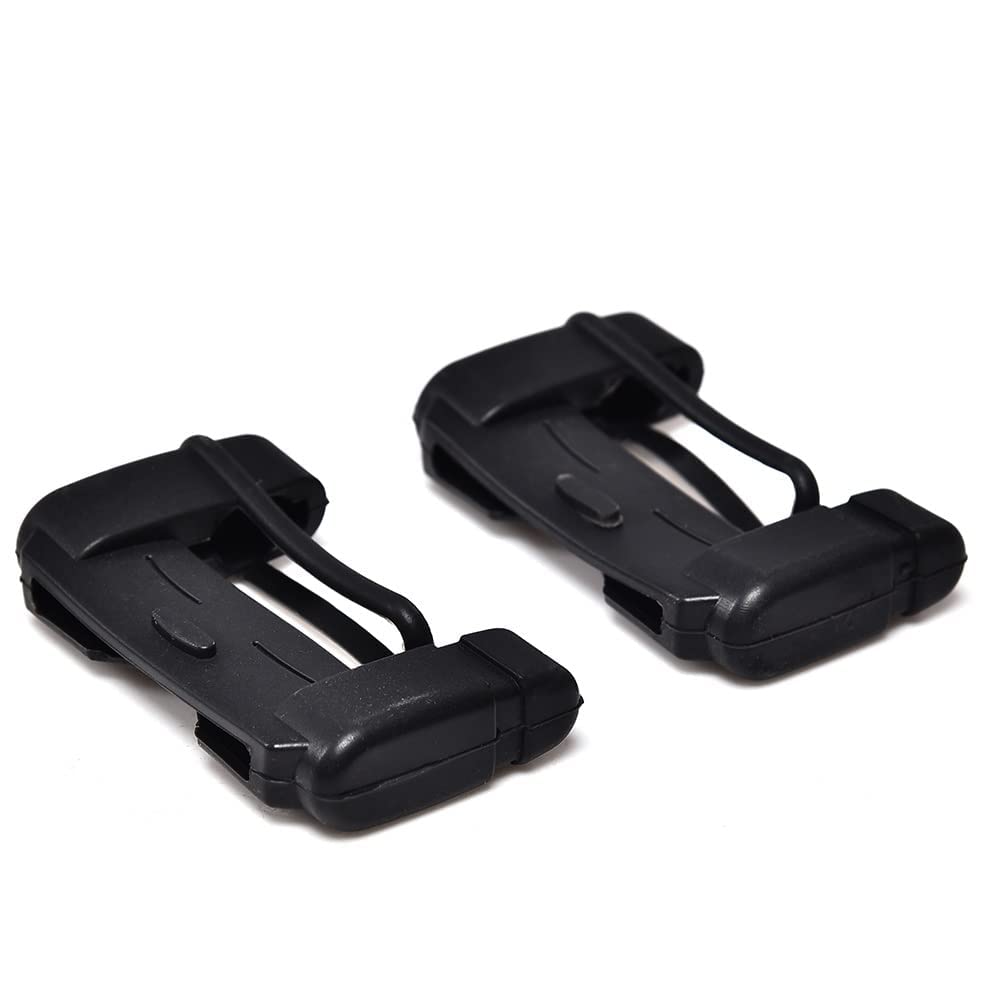 G-PLUS Universal Seat Belt Buckle Cover Replacement For Auto Car Seat Belt Buckle Clip Protector Trim Silicone Safety Accessories (Black)