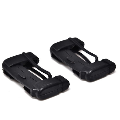 G-PLUS Universal Seat Belt Buckle Cover Replacement For Auto Car Seat Belt Buckle Clip Protector Trim Silicone Safety Accessories (Black)