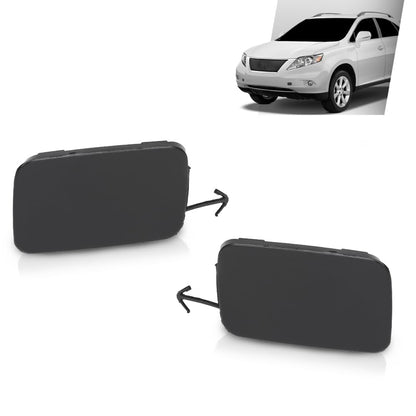 G-PLUS Front Bumper Hole Cover Bumper Tow Hook Eye Cap Left Right Compatible with Lexus RX350 RX450h Base Sport Utility 4-Door 3.5L V6 2010-2012 521280E913