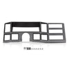 G-PLUS Dash Bezel Radio Surround Trim Compatible with Jeep Cherokee XJ 1984-1996 with Hole Silver