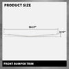 G-PLUS Front Bumper Trim Molding Chrome, Compatible with Benz C300 2015-2018, Silvery, 2058850123-PFM, 2058853123, MB1044123, 15731898