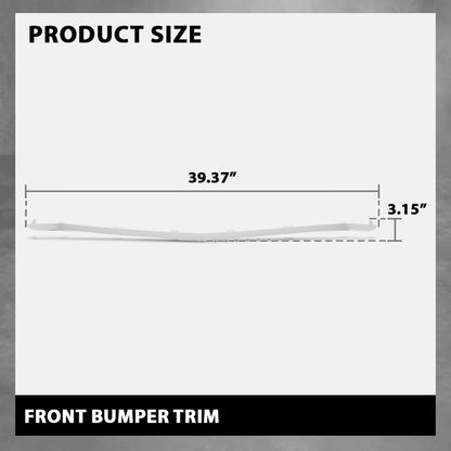 G-PLUS Front Bumper Trim Molding Chrome, Compatible with Benz C300 2015-2018, Silvery, 2058850123-PFM, 2058853123, MB1044123, 15731898
