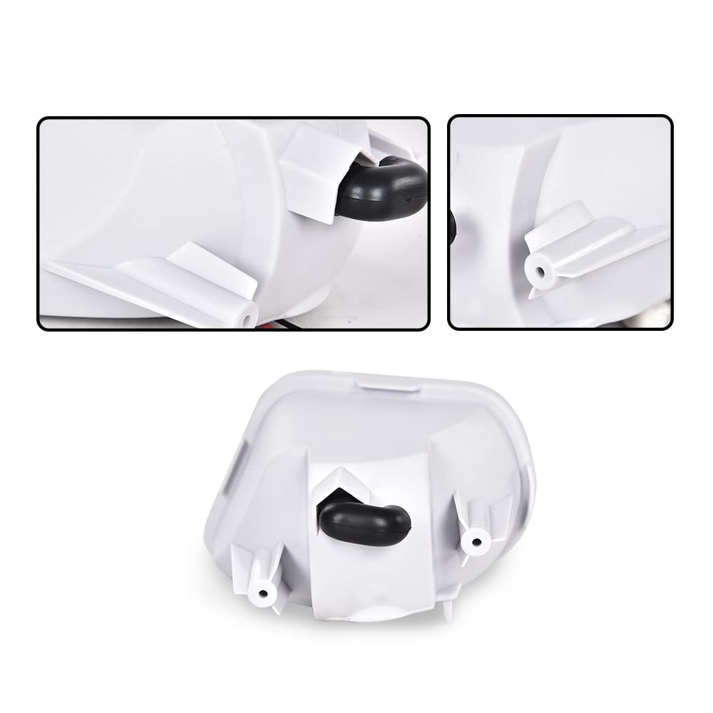 G-PLUS Side Marker Corner Parking Lights Turn Signals Compatible with 1998-2002 Pontiac Firebird Trans Am 10301404 10301405 GM2520177 GM2521177 (Black)