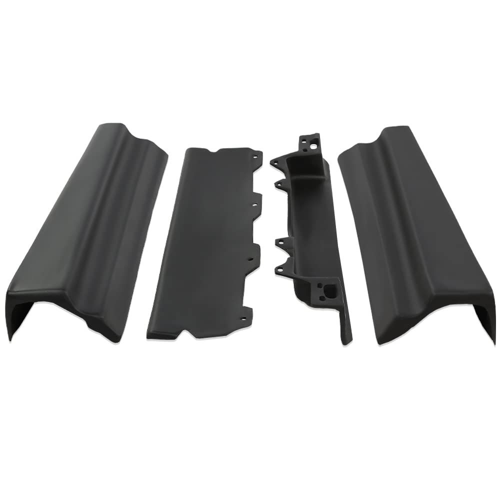G-PLUS Rear Trunk/License Fillers Compatible with Cadillac Deville 1980-1992 /Fit for Cadillac Fleetwood 1980-1992 /Fit Cadillac Brougham 1980-1992 Black Set of 4