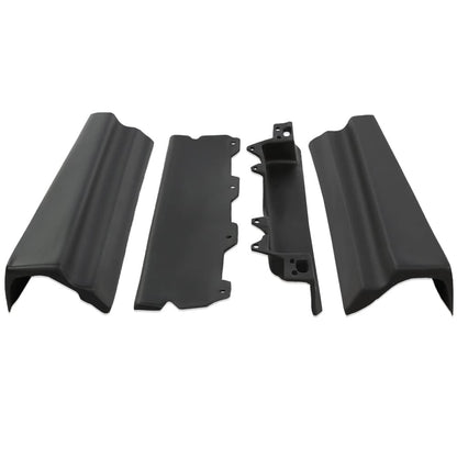 G-PLUS Rear Trunk/License Fillers Compatible with Cadillac Deville 1980-1992 /Fit for Cadillac Fleetwood 1980-1992 /Fit Cadillac Brougham 1980-1992 Black Set of 4