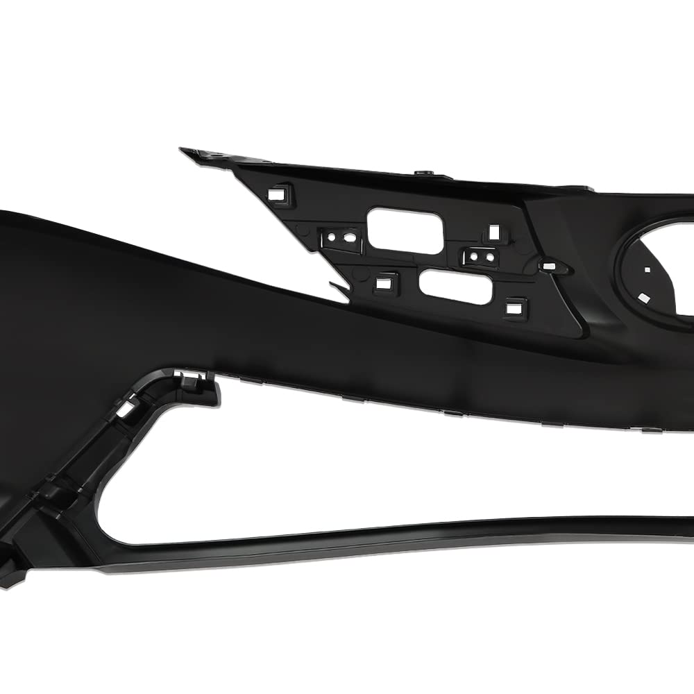 G-PLUS Front Upper Bumper Cover Primered Compatible with Toyota RAV4 2013 2014 2015, TO1014101, 521190R911, Black