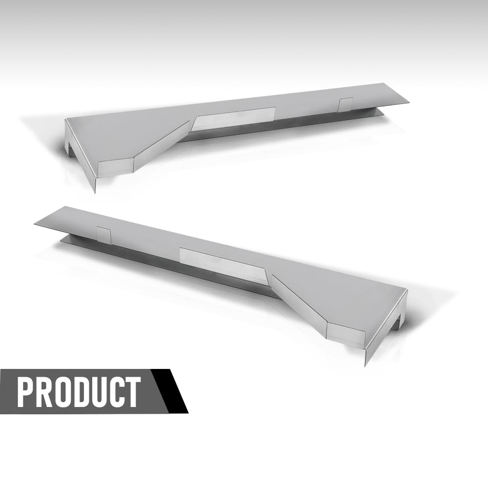 G-PLUS Inner Rocker Panel Support Braces Compatible with Chevy Camaro Pontiac Firebird 1967-1969 Silver