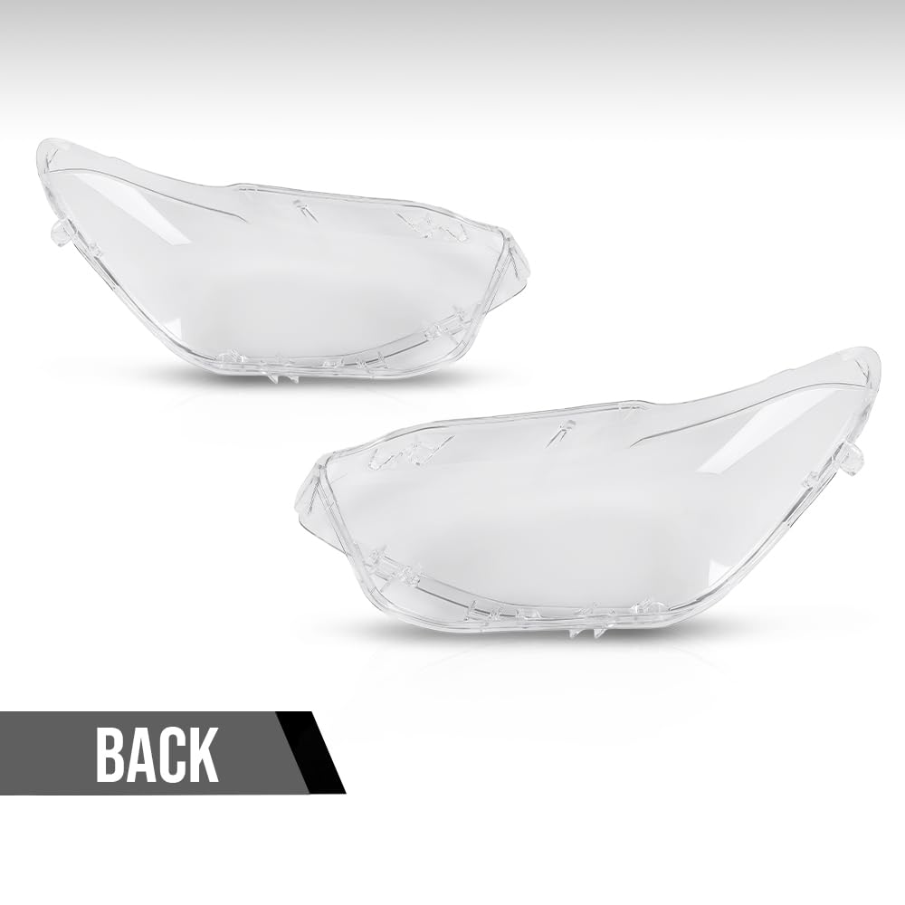 G-PLUS Headlight Lens Cover Compatible with BMW F20 2012-2014 Left & Right Pair Front Headlamp Lens Cover Clear