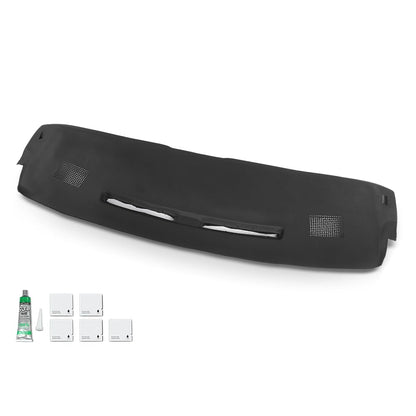 G-PLUS TPE Dashboard Dash Cover Cap Compatible with Chevy Camaro 1984-1992 Dash Board Overlay Black