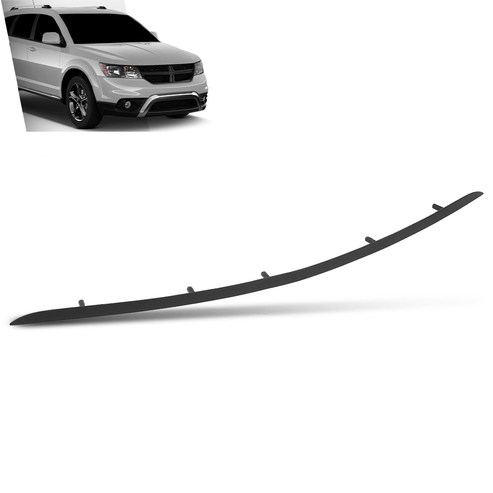 G-PLUS Front Upper Bumper Cover Molding Replacement Compatible with Dodge Journey Crossroad Sport Utility 4-Door 2014-2020 68225714AB, CH1044148