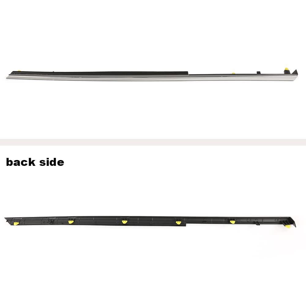 G-PLUS Front Left Driver Side Replacement Fender Garnish Compatible with Sonata 2011 2012 2013 2014 (2015 Hybrid) Chrome Molding Trim Front Fender 87771-3S000 87771-3S001