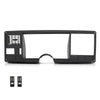 G-PLUS Speedometer Dash Bezel Tirm Panel Compatible with Chevy Silverado GMC Sierra Truck 1988 1989 1990 1991 1992 1993 1994 (Black ABS Plastic)