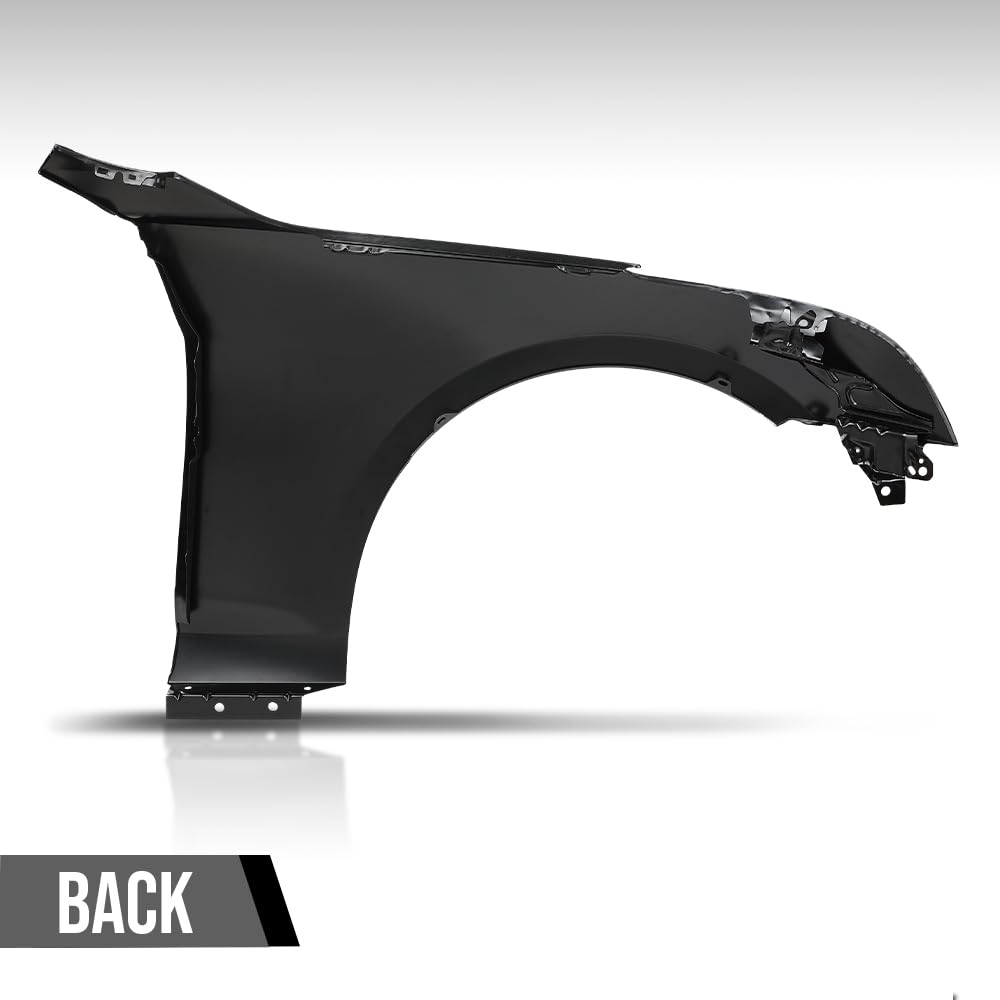 G-PLUS Fender Front Left Driver Side Compatible with Cadillac ATS Sedan 2013 2014 2015 2016 2017 2018 GM1240380, 84110677 Primed Black