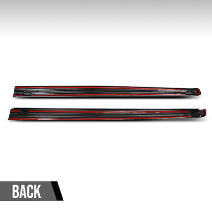 G-PLUS Side Rail Molding Covers Compatible with Ford F250 F350 F450 F550 Super Duty 2002-2016 Fit Models with 6 3/4 FT Truck Bed 2C3Z99291A40BAA 2C3Z99291A41BAA Black