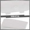 G-PLUS Rear Bumper Tow Hook Eye Cover Compatible with Benz W247 GLB Class GLB250 2020-2021 2478857301, 2478857401 Silver