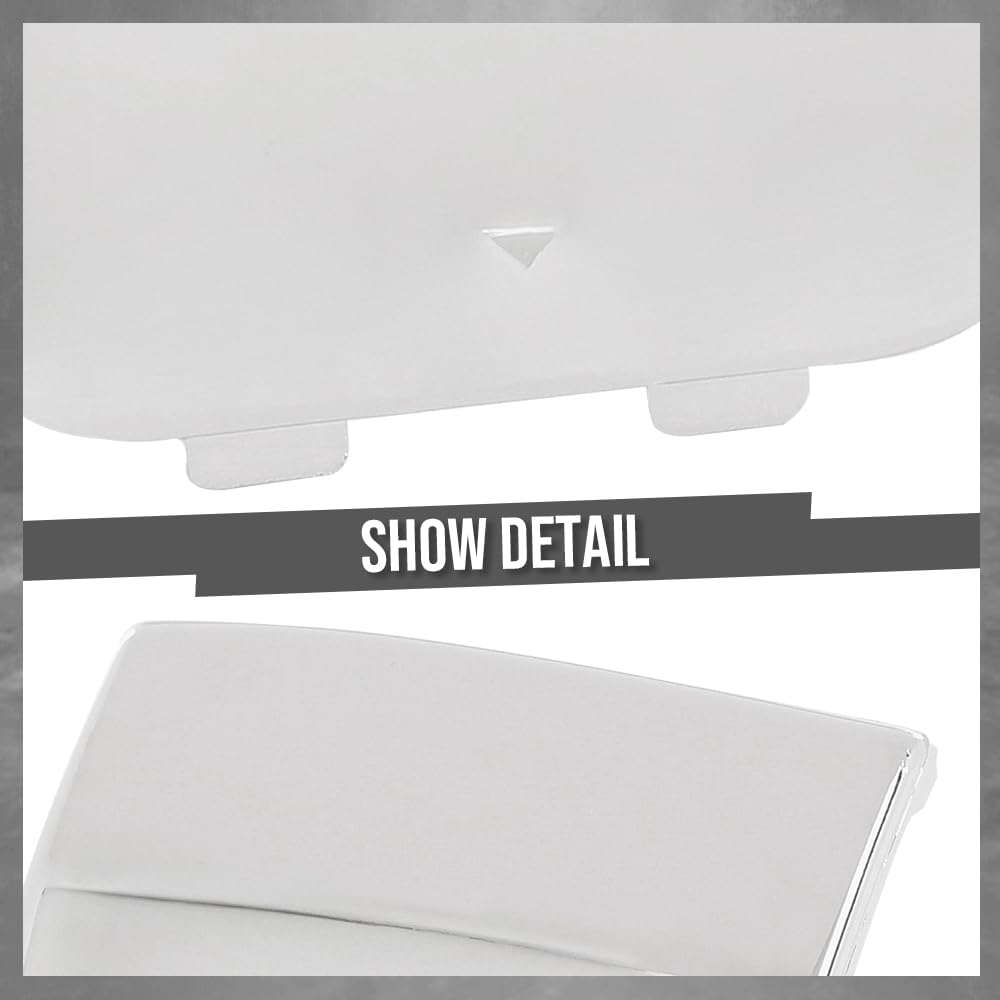 G-PLUS Rear Bumper Tow Hook Eye Cover Compatible with Benz W247 GLB Class GLB250 2020-2021 2478857301, 2478857401 Silver