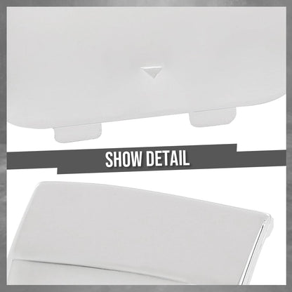 G-PLUS Rear Bumper Tow Hook Eye Cover Compatible with Benz W247 GLB Class GLB250 2020-2021 2478857301, 2478857401 Silver