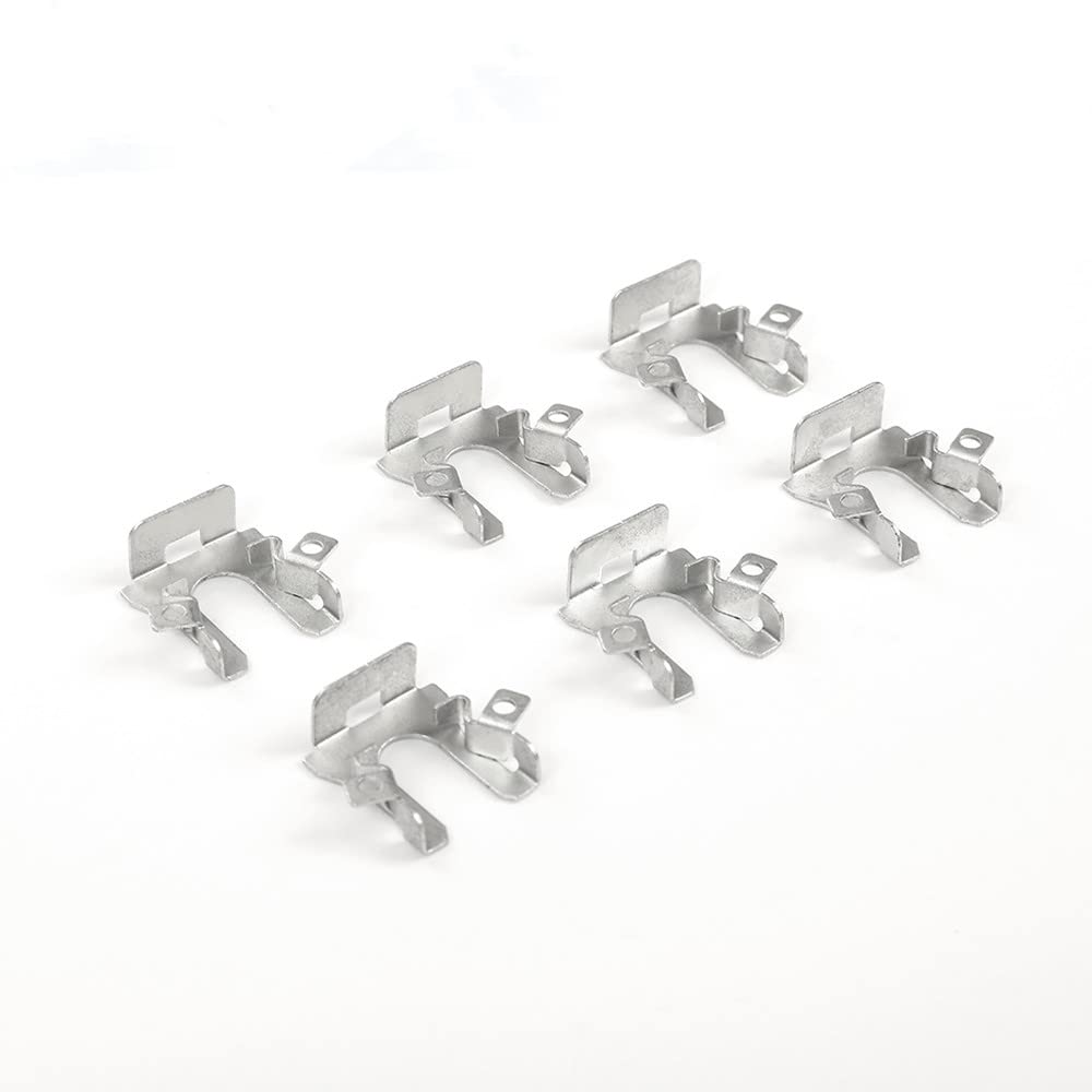 G-PLUS Headlight Retaining Clips Compatible with 1992-1996 Ford F150 F250 F350 Bronco Crown Victoria,Headlight Mount Tab Repair Kit 6Pcs